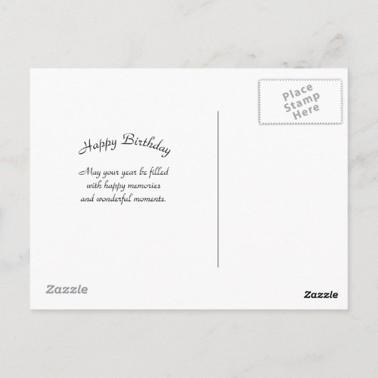 Morel Mushrooms Verjaardag Briefkaart (Achterkant)