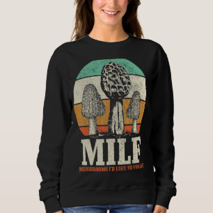Morel Paddenstoel Hunting MI L F Paddenstoelen vin Trui