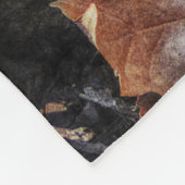 Morel paddenstoel in het wild fleece deken (Hoek)