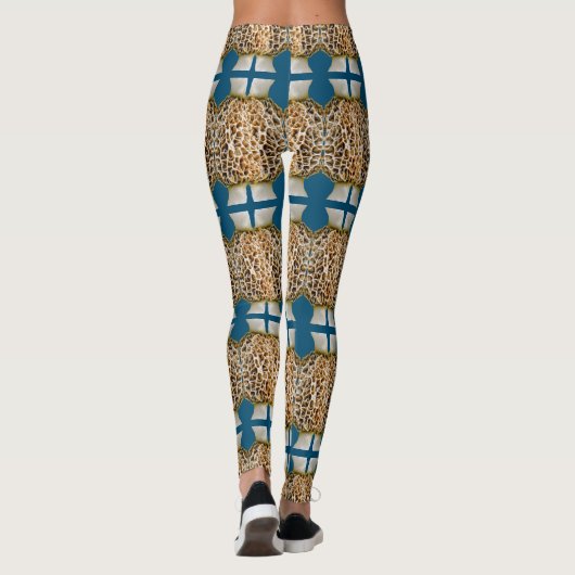 Morel paddenstoel leggings (Achterkant)