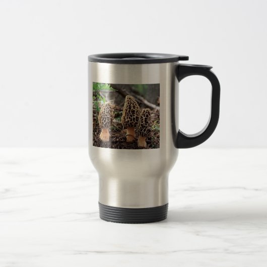 Morel paddenstoel om koffie te Mokken (Rechts)