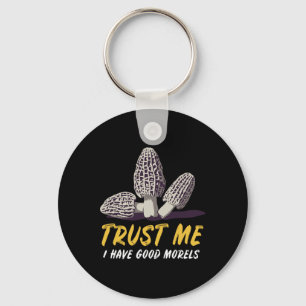 Morel Paddenstoelen Jagen Fourageren Wandelen Dame Sleutelhanger
