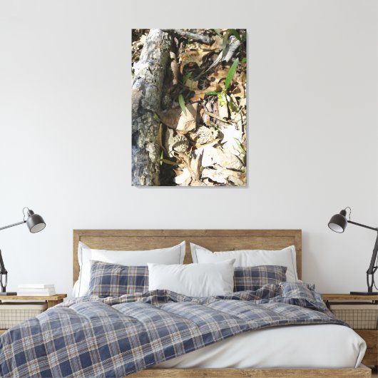 Morel Patch op canvas (Insitu (Slaapkamer))