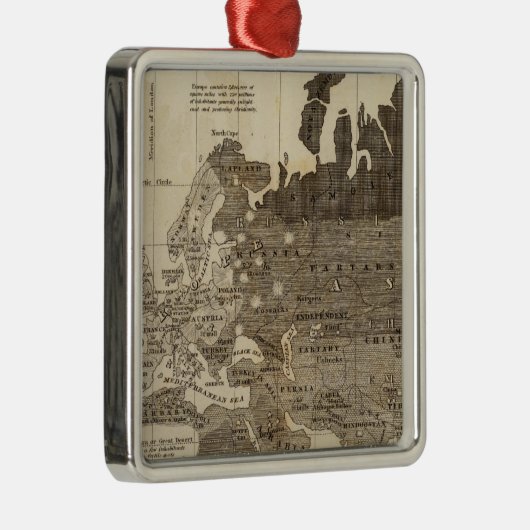 Morele politieke wereld metalen ornament (Rechts)