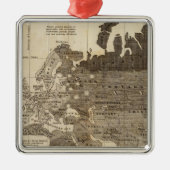 Morele politieke wereld metalen ornament (Voorkant)