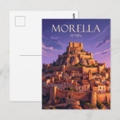 Morella Spanje Briefkaart (Voorkant / Achterkant)