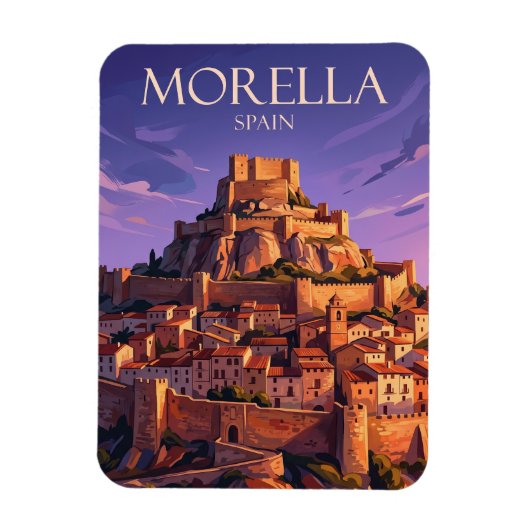 Morella Spanje Magneet (Verticaal)