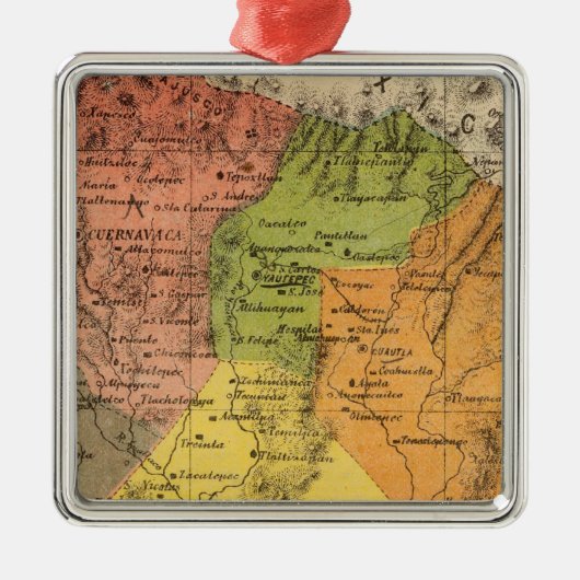 Morelos, Mexico Metalen Ornament (Voorkant)