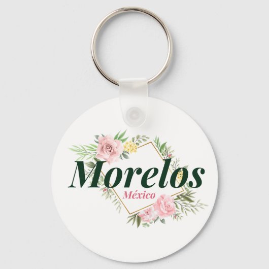 Morelos Mexico Travel Destination Bridesmaid Sleutelhanger (Voorkant)