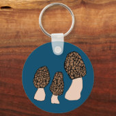Morels Mushrooms Fun Fungi DOCUSTOMIZE IT Sleutelhanger (Voorkant)