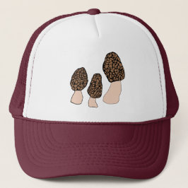 Morels Mushrooms Fun Fungi DOCUSTOMIZE IT Trucker Pet