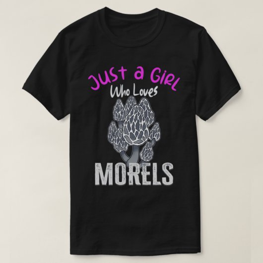 Morels paddenstoel Picker paddenstoel boer paddens T-shirt (Design voorkant)