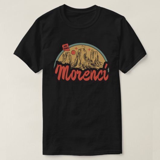 Morenci, Arizona T-shirt (Design voorkant)