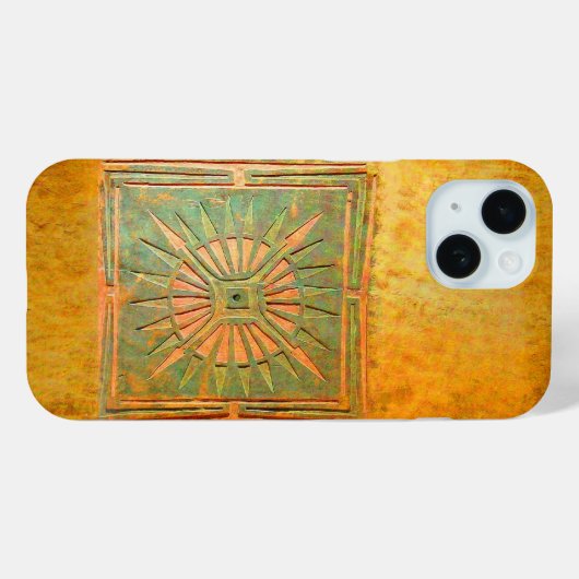 MORENDE STAR, geel, bruin, groen Case-Mate iPhone Case (Achterkant (horizontaal))