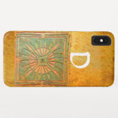 MORENDE STAR, geel, bruin, wit monogram Case-Mate iPhone Case (Achterkant (horizontaal))