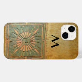 MORENDE STAR, geel, bruin, zwart monogram Case-Mate iPhone Case (Achterkant (horizontaal))