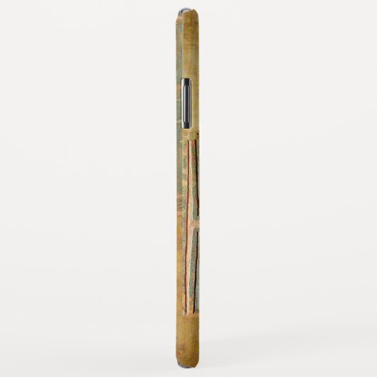 MORENDE STAR, geel, bruin, zwart monogram Case-Mate iPhone Case (Achterkant/rechts)