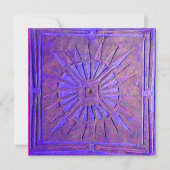 MORENDE STAR, helder blauw, wit Aankondiging (Voorkant)