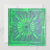 MORENDE STAR, helder groen wit Aankondiging (Voorkant)