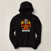 Moreno Coat of Arms Family Crest Hoodie (Design voorkant)