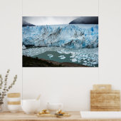 Moreno Glacier en Lake Argentino Poster (Keuken)