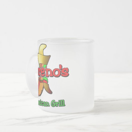 Moreno Mexican Grill Matglas Koffiemok (Voorkant links)