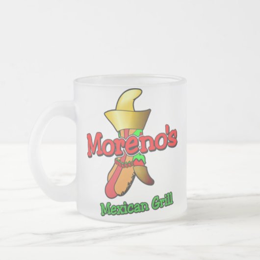 Moreno Mexican Grill Matglas Koffiemok (Links)