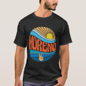 Moreno  Sunset Moreno Groovy Tie Dye T-shirt (Voorkant)