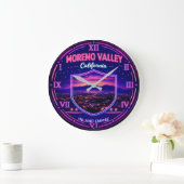 Moreno Valley California Nightscape Grote Klok (Huis)