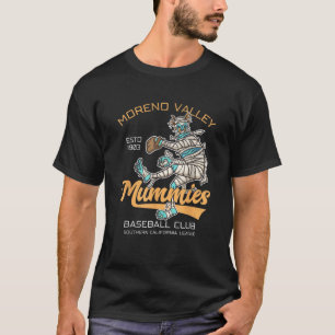 Moreno Valley Mummies Minor League Retro Honkbal T-shirt