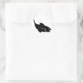 Moreno vissen - Ga vissen Ronde Sticker (Tas)