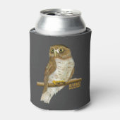 Morepork Ruru Nieuw-Zeeland Vogel Blikjeskoeler (Blikje Voorkant)