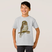 Morepork Ruru Nieuw-Zeeland Vogel T-shirt (Voorkant volledig)