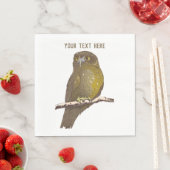 Morepork RURU NZ vogel Servet (Insitu)