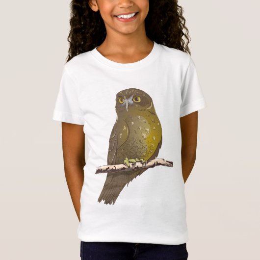 Morepork RURU NZ vogel T-shirt (Voorkant)