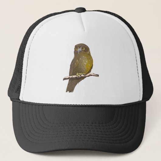 Morepork RURU NZ vogel Trucker Pet (Voorkant)