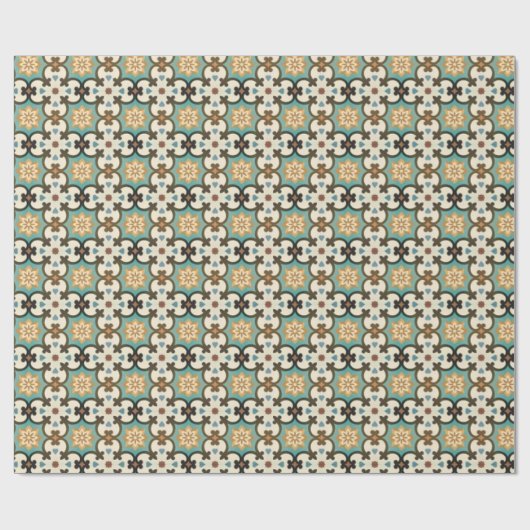 Moresque Pattern Cadeaupapier (Vlak)