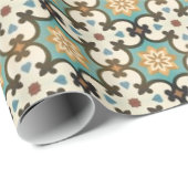 Moresque Pattern Cadeaupapier (Rol Hoek)