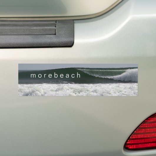 morestrand bumper sticker (Op auto)