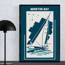Moreton Bay in Queensland -  verzorgen Poster