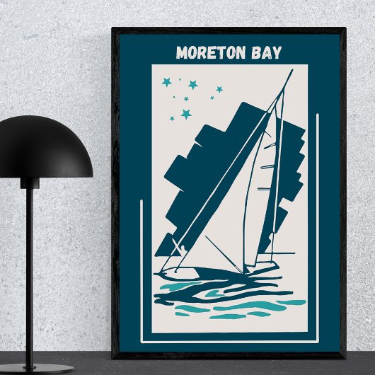 Moreton Bay in Queensland -  verzorgen Poster