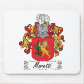 Moretti Family Crest Muismat (Voorkant)