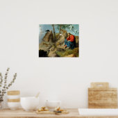 Moretto da Brescia Christus in de wilde natuur Poster (Keuken)