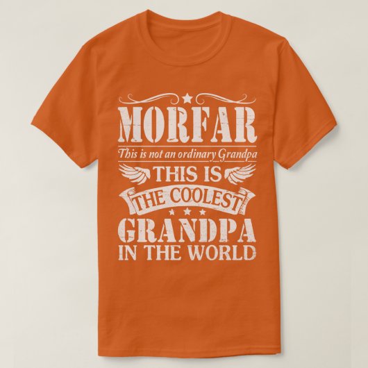 Morfar niet gewone opa de coolste opa in t-shirt (Design voorkant)