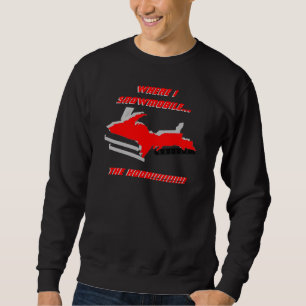 MORFEN MICHIGAN IN SNOWMOBIEL ~ SHIRT! TRUI