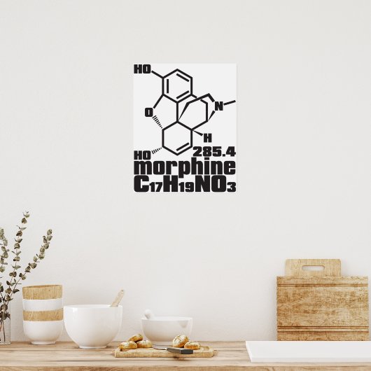 morfine poster (Keuken)