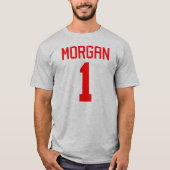 Morgan #1 Football Jersey T-Shirt (Voorkant)