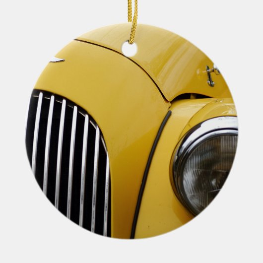 Morgan 5 Classic Car Keramisch Ornament (Voorkant)