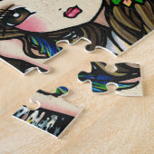 "Morgan and Cherish" Horse Puzzle Hannah Lynn Legpuzzel (Zijkant)