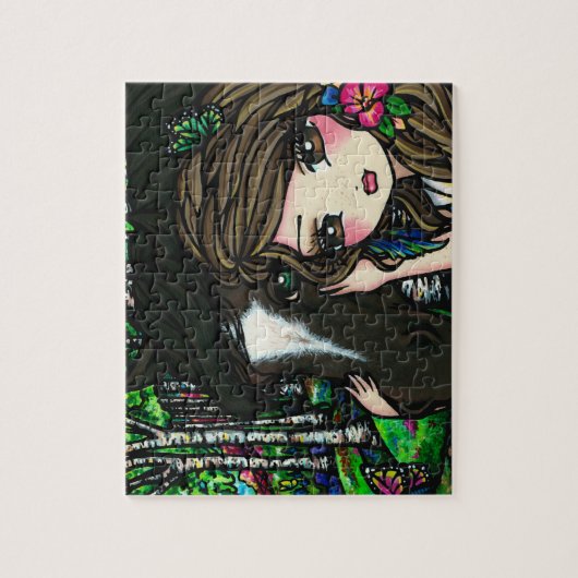 "Morgan and Cherish" Horse Puzzle Hannah Lynn Legpuzzel (Verticaal)